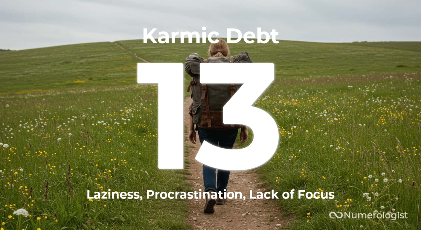 Karmic Debt Number 13 Karmic Debt Number 13