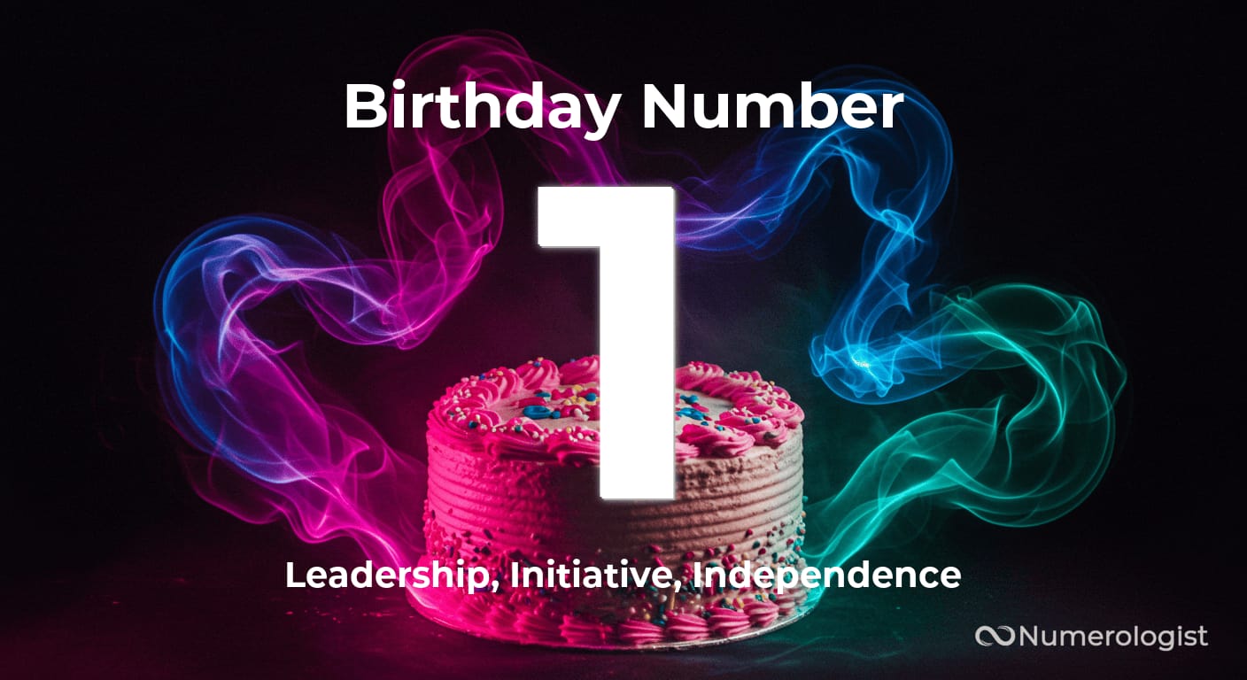 Birthday Number 1 Birthday Number 1
