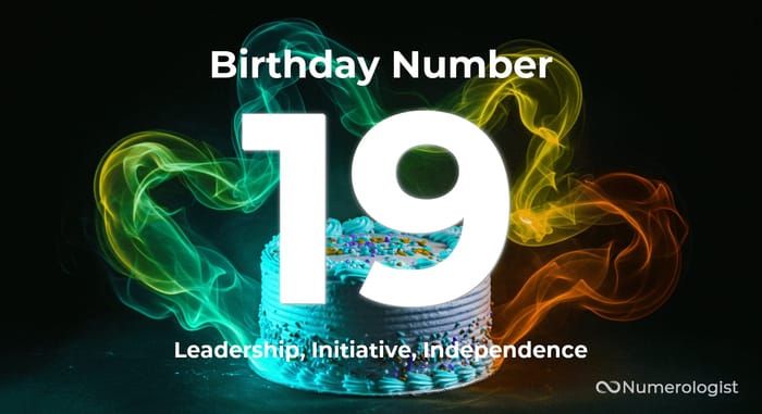 Birthday Number 19 Birthday Number 19