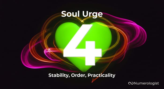 Soul Urge Number 4 Soul Urge Number 4