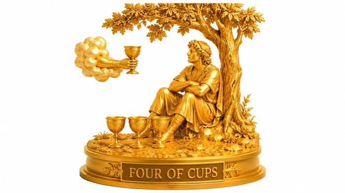 Four Of Cups tarot card Four Of Cups tarot card