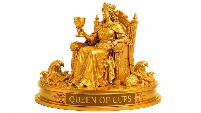 Queen Of Cups tarot card Queen Of Cups tarot card