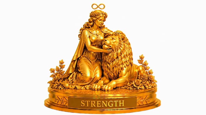 Strength tarot card Strength tarot card