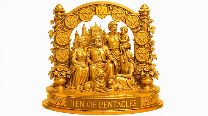 Ten Of Pentacles tarot card Ten Of Pentacles tarot card