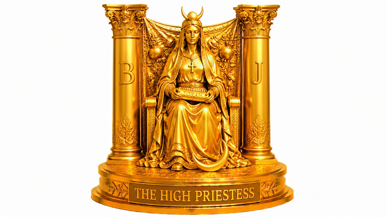High Priestess tarot card High Priestess tarot card