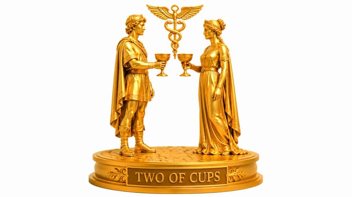 Two Of Cups tarot card Two Of Cups tarot card