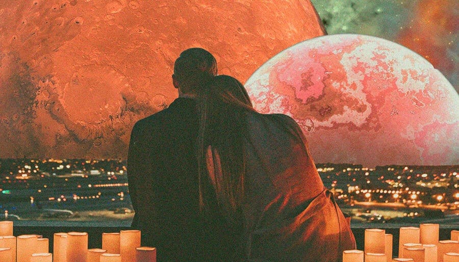 Mercury conjunct Venus aspect