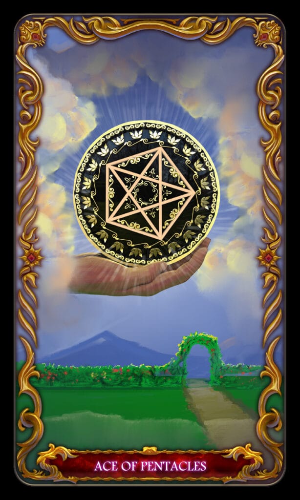 Ace Of Pentacles tarot card