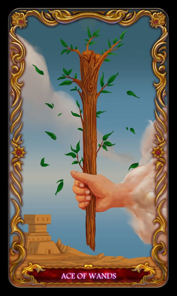 Ace Of Wands tarot card