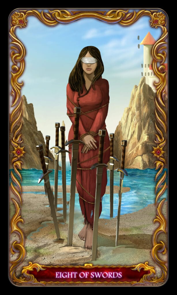 Eight Of Swords tarot card Eight Of Swords tarot card