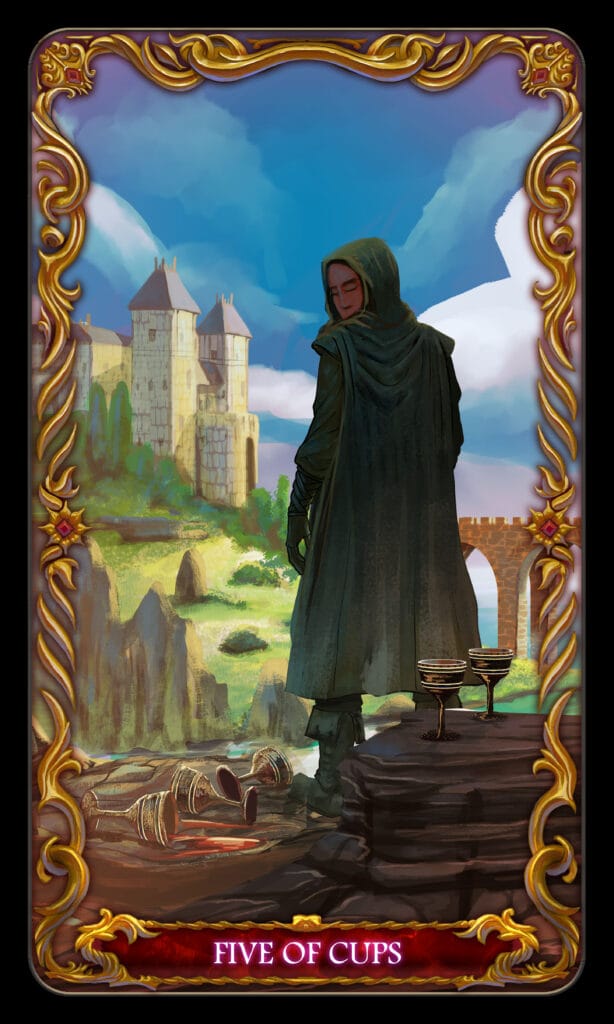 Five Of Cups tarot card