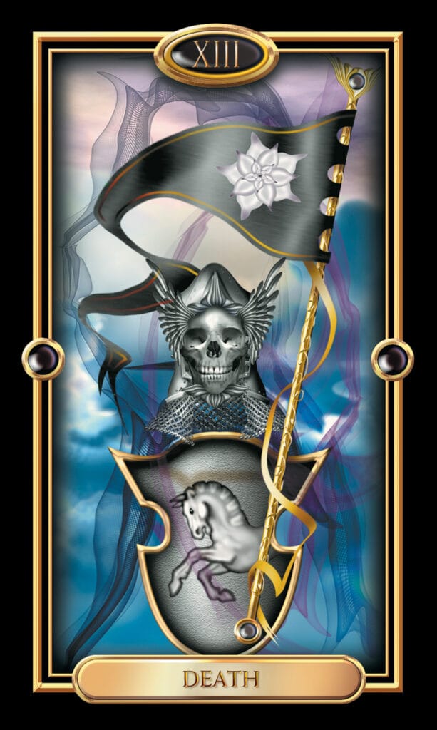 Death from The Gilded Tarot Death from The Gilded Tarot