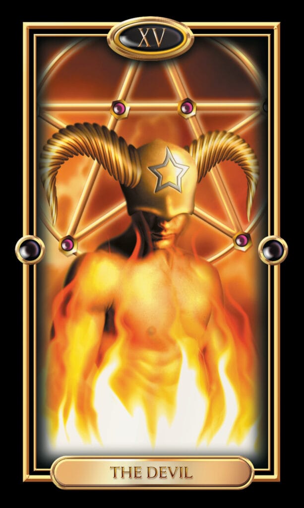 Devil from The Gilded Tarot