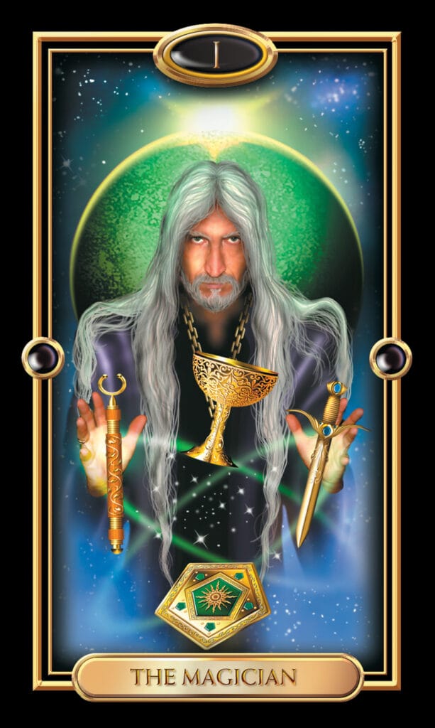 Magician from The Gilded Tarot