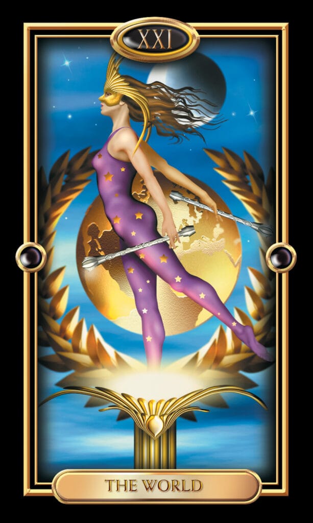 World from The Gilded Tarot