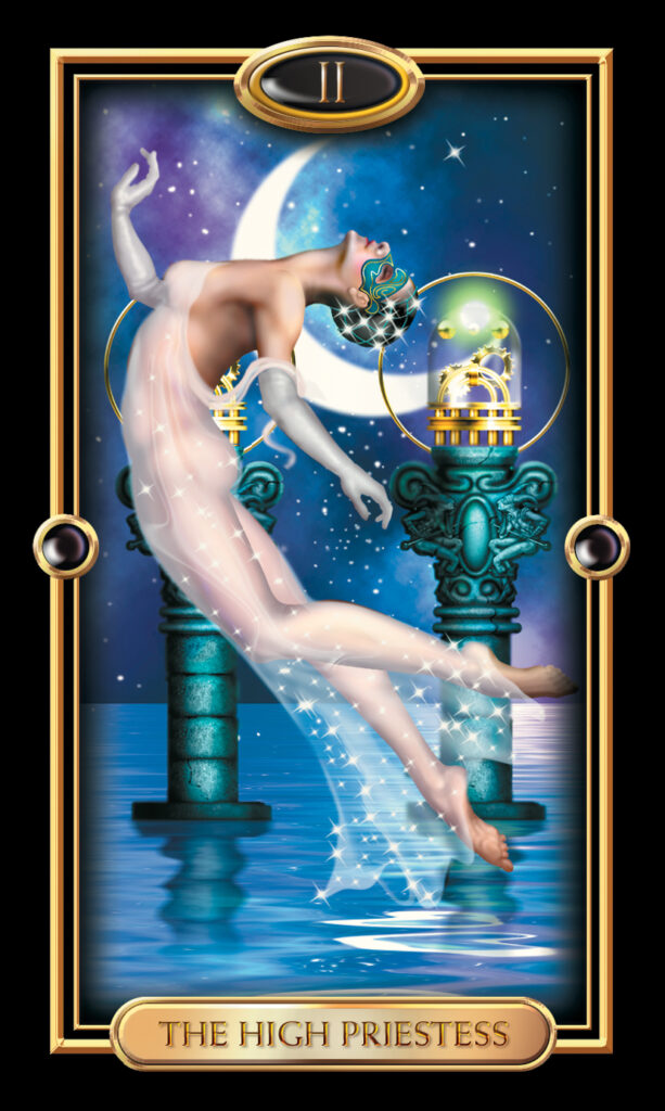 High Priestess from The Gilded Tarot High Priestess from The Gilded Tarot