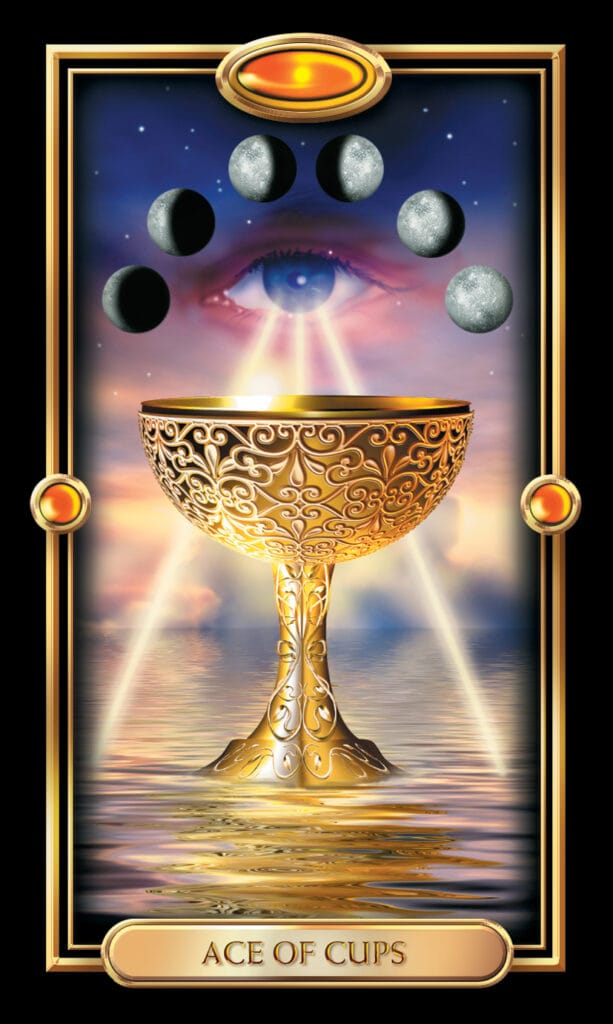 Ace Of Cups from The Gilded Tarot Ace Of Cups from The Gilded Tarot
