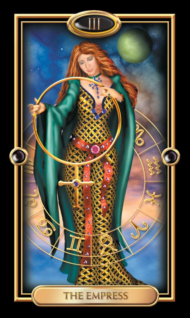 Empress from The Gilded Tarot