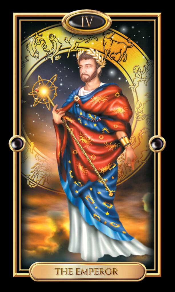 Emperor from The Gilded Tarot Emperor from The Gilded Tarot