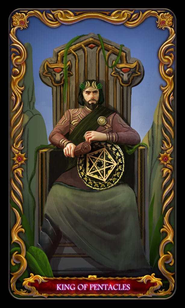 King Of Pentacles tarot card