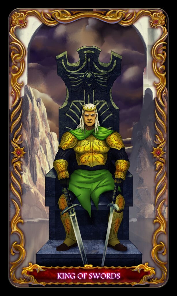 King Of Swords tarot card King Of Swords tarot card