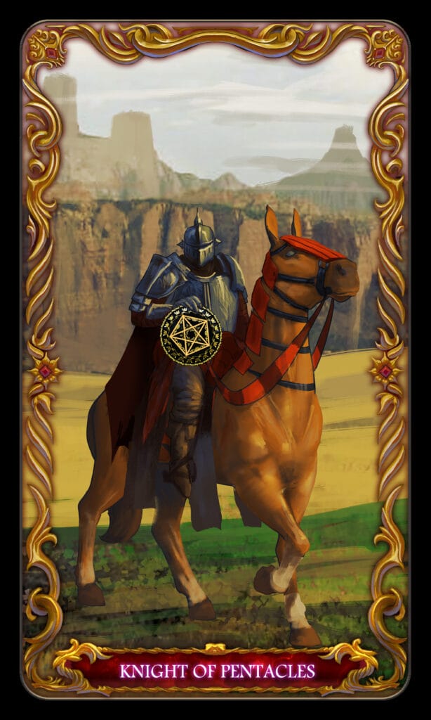 Knight Of Pentacles tarot card Knight Of Pentacles tarot card