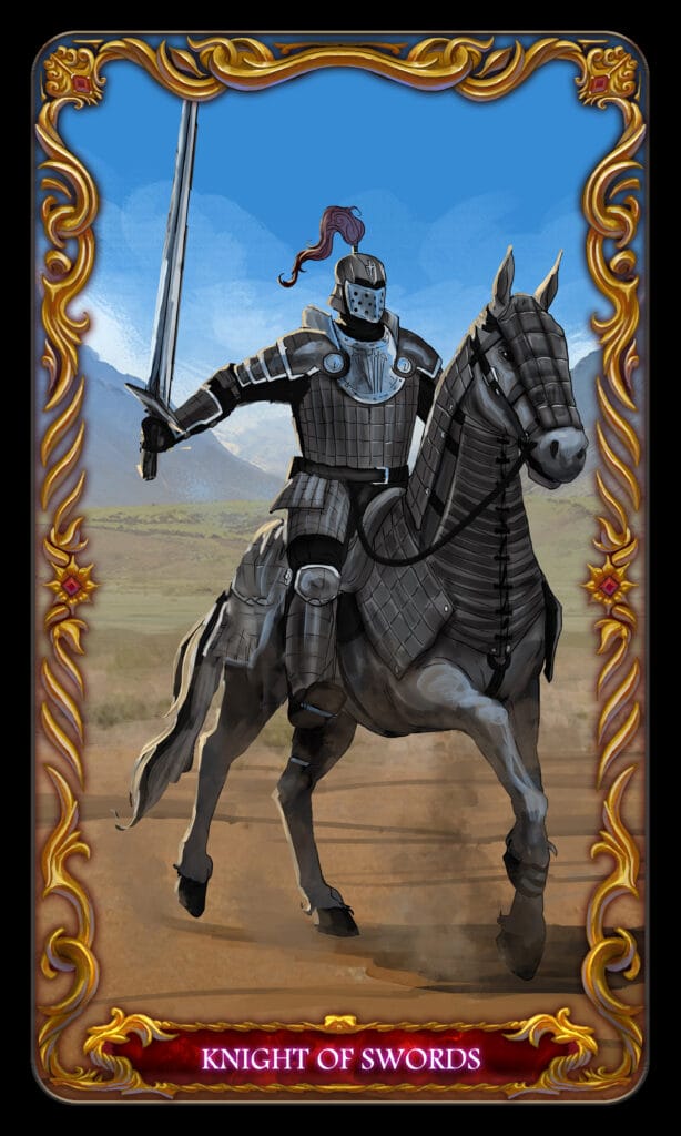 Knight Of Swords tarot card