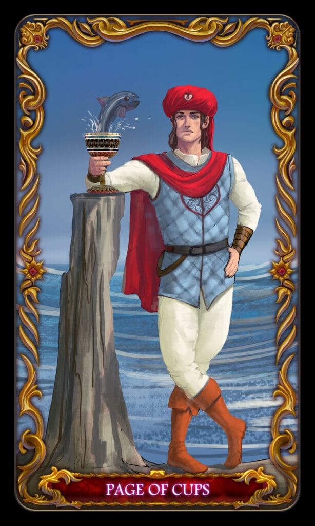 Page Of Cups tarot card Page Of Cups tarot card