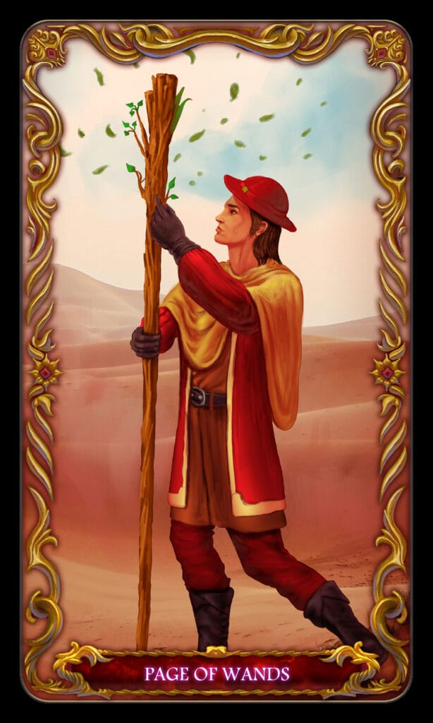 Page Of Wands tarot card