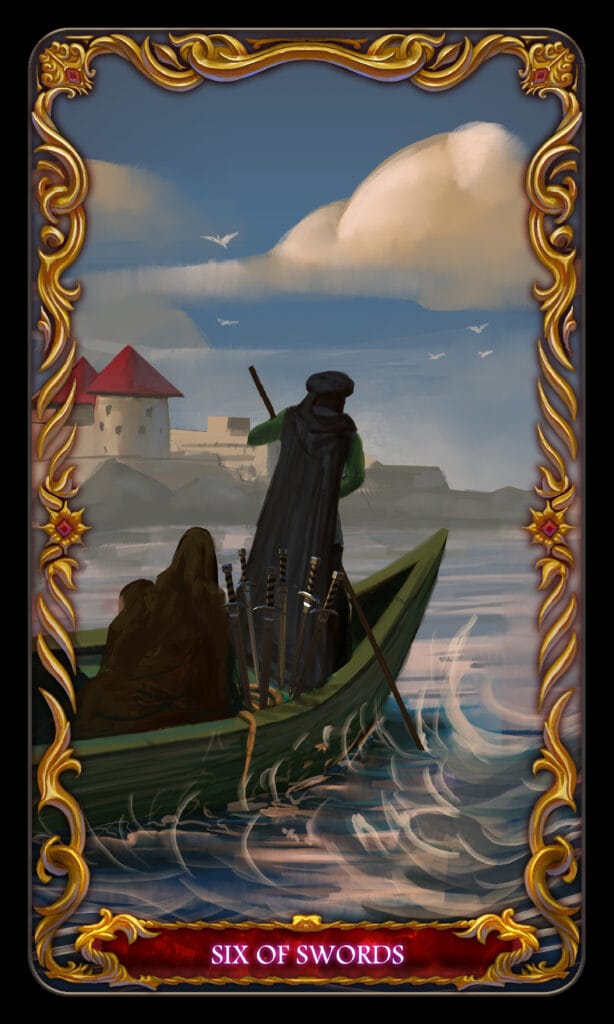 Six Of Swords tarot card Six Of Swords tarot card