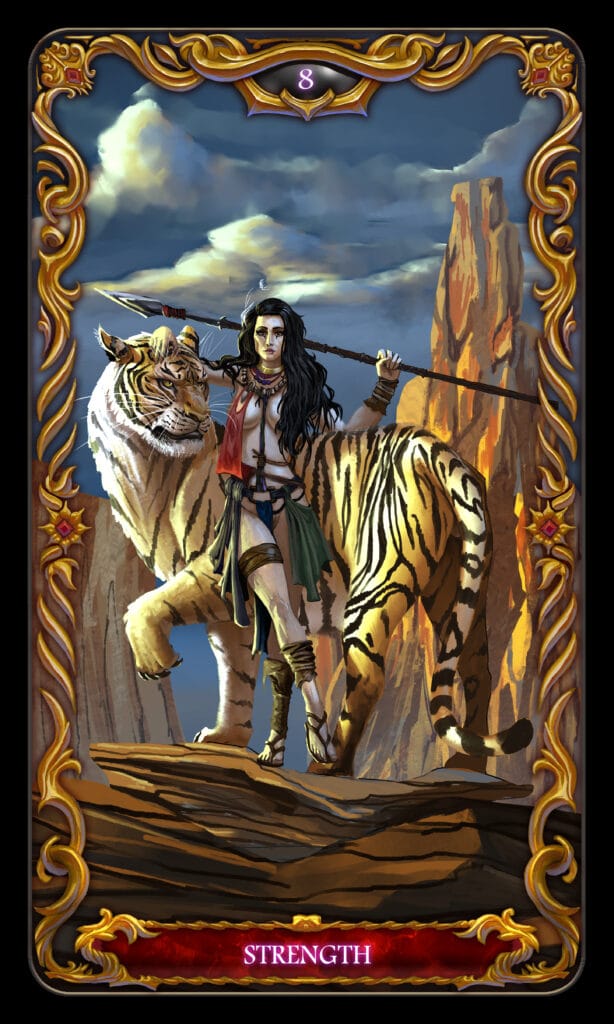 Strength tarot card Strength tarot card