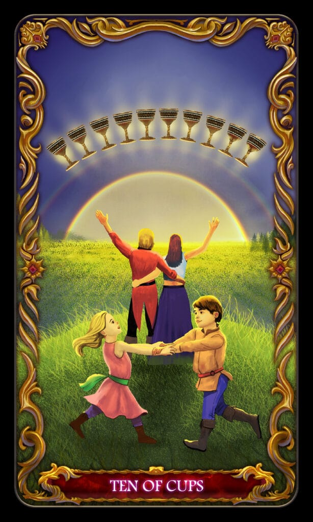 Ten Of Cups tarot card Ten Of Cups tarot card