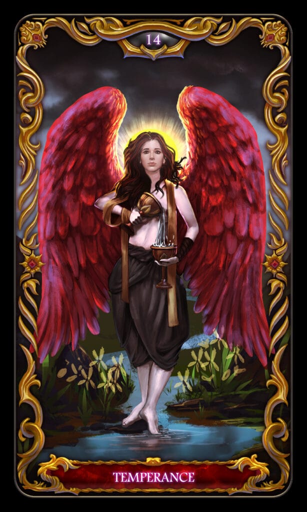 Temperance tarot card