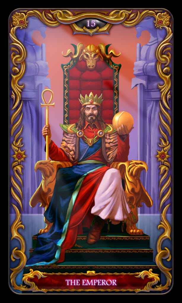 Emperor tarot card Emperor tarot card
