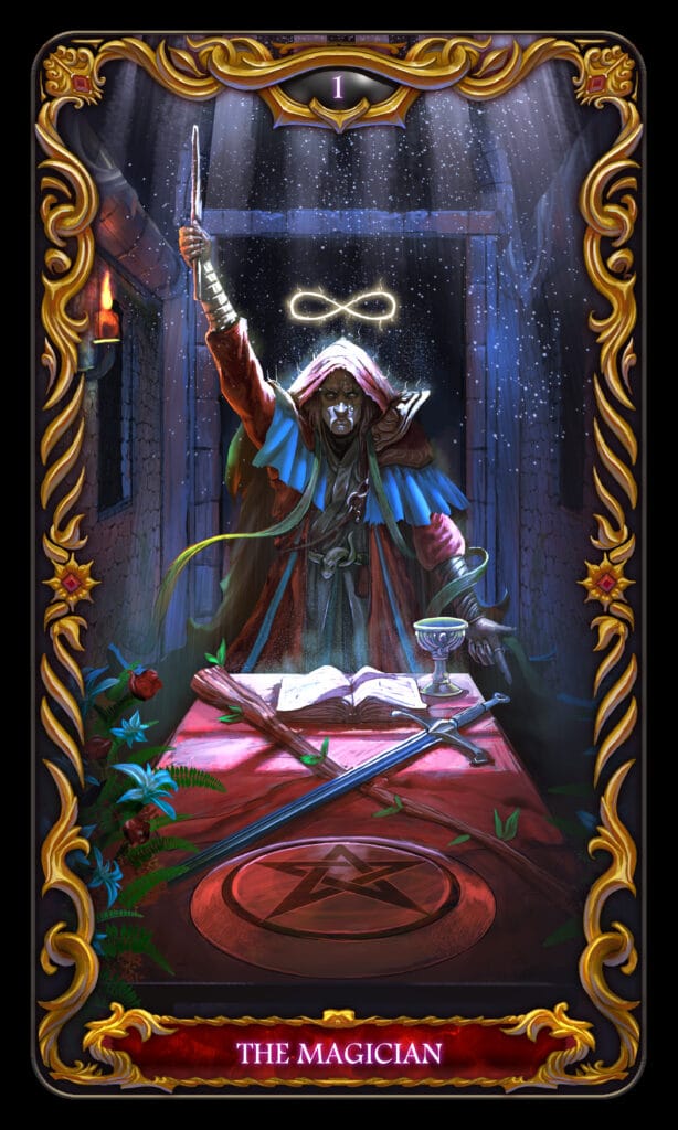 Magician tarot card