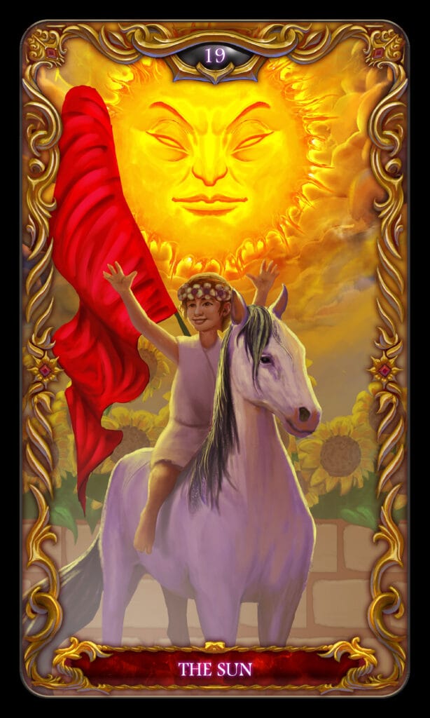 Sun tarot card Sun tarot card