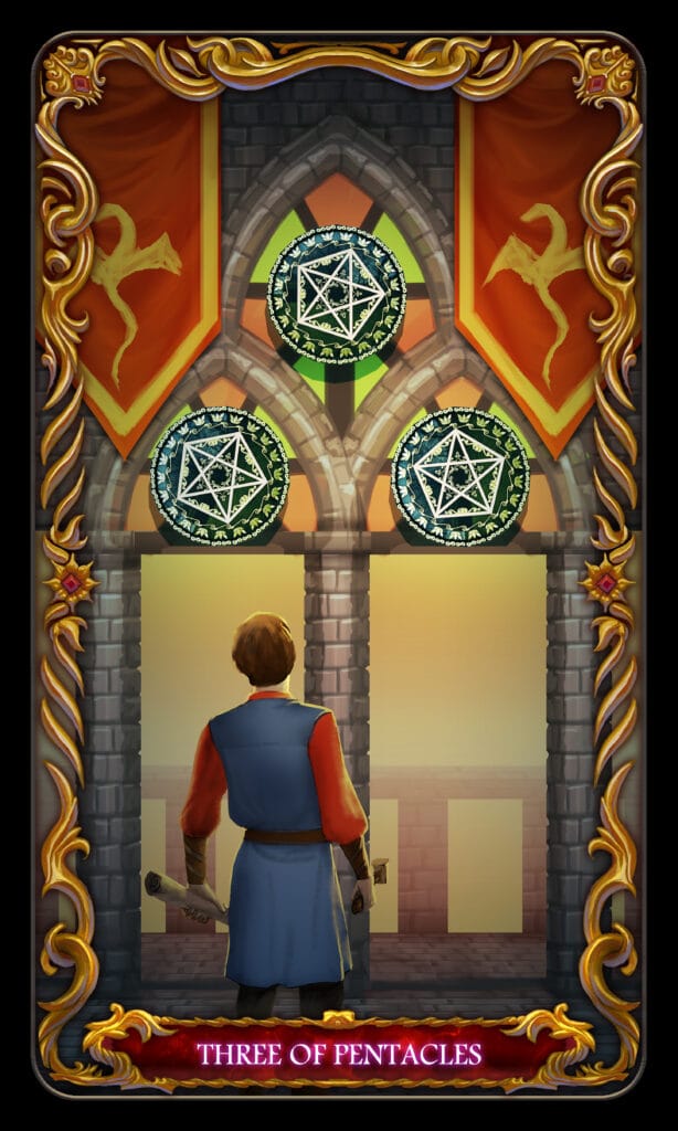Three Of Pentacles tarot card