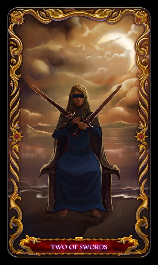 Two Of Swords tarot card Two Of Swords tarot card