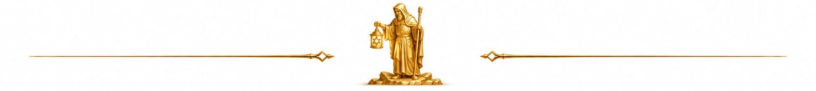 Hermit tarot section separator
