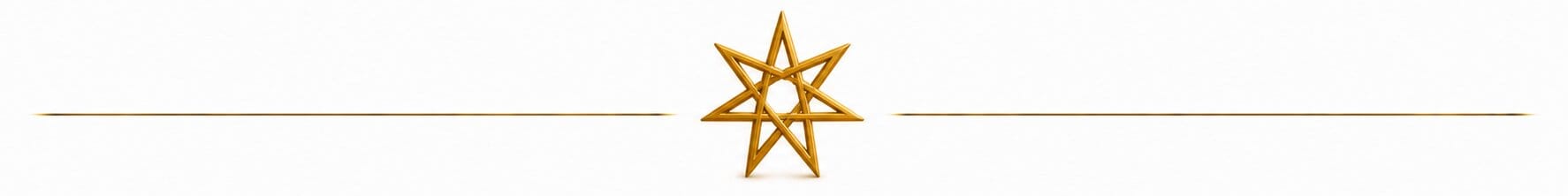 heptagram section separator