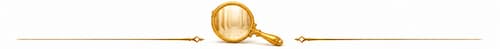 golden hand mirror section separator