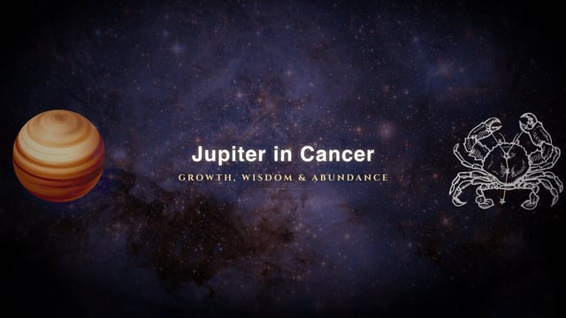 Jupiter in Cancer: The Faith That Feels Like Coming Home