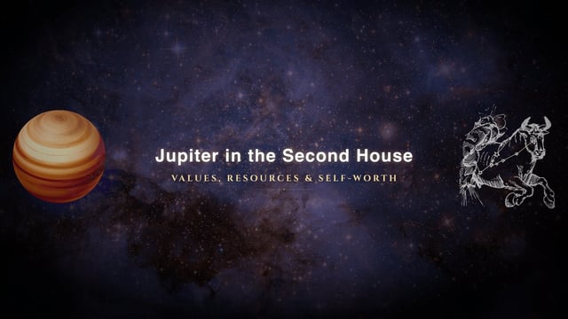 Jupiter in the second house