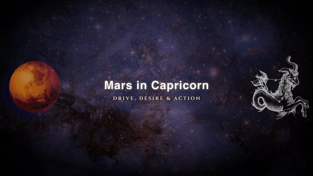 Mars in Capricorn