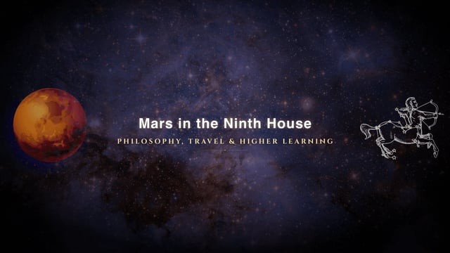 Mars in the ninth house