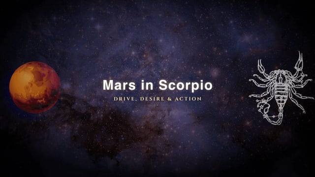 Mars in Scorpio
