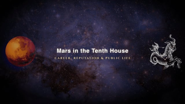 Mars in the tenth house