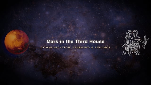 Mars in the third house