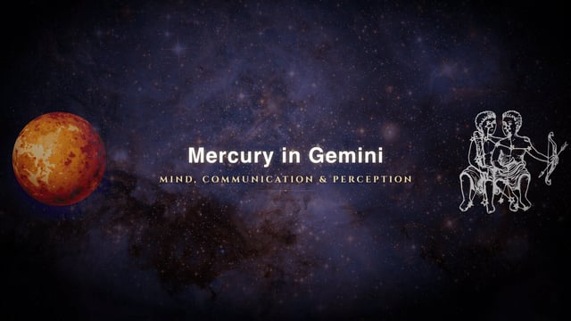 Mercury in Gemini: The Mind That Touches Everything