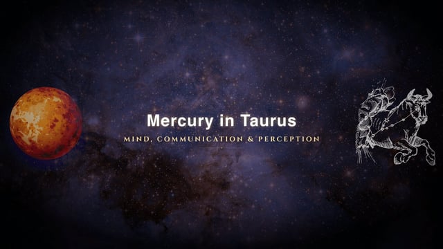 Mercury in Taurus: The Mind That Won't Speak Until It's Sure